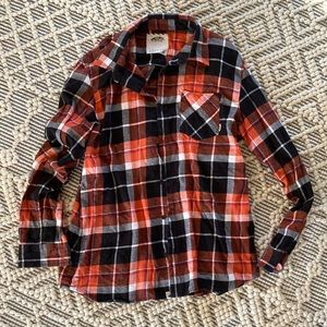 VANS Flannel XL Orange, Black, White